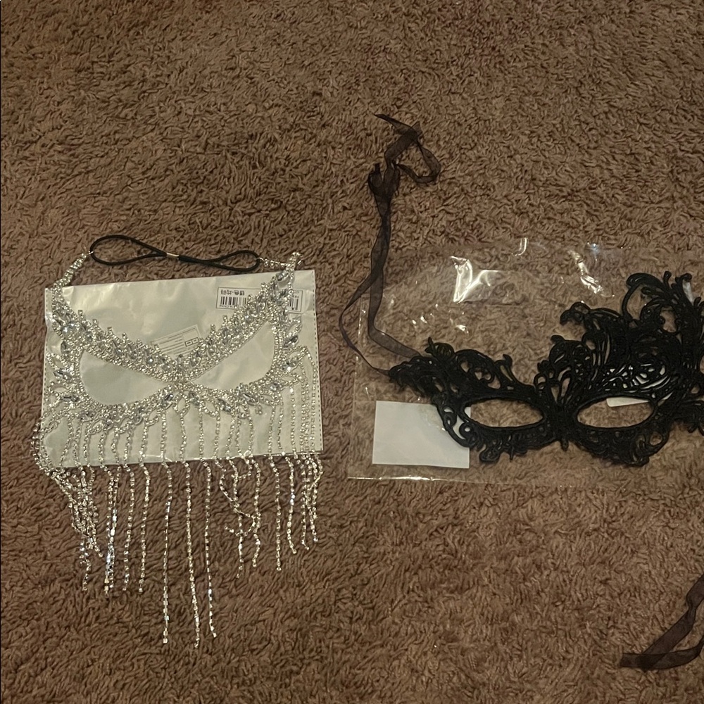 Elegant Silver and Black Masquerade Masks